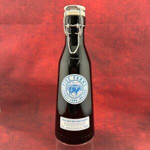 FIVE FARMS IRISH CREAM LIQUEUR GLASS BOTTLE 750 ml EMPTY, PORCELAIN SWING TOP